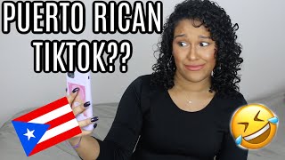 PUERTO RICAN TIKTOK IS A THING? | Natalia Garcia