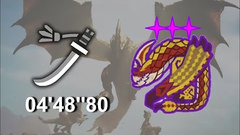 3 Star Tempered Seregios 04'48''80 Longsword | Monster Hunter Wilds