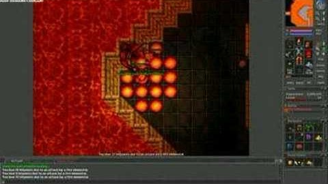 Hunting Demon and Fury knight low lvl (otserver)