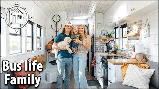 Their luxury RV is an old bus converted into a tiny home by Tiny House Giant Journey 137,325 views 1 month ago 18 minutes