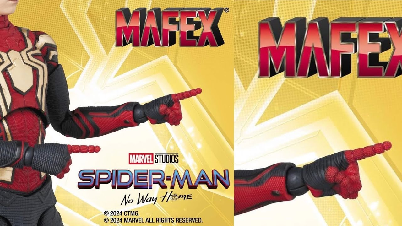 New Mafex Spiderman integrated suit action figure revealed - YouTube