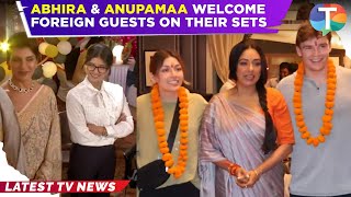 YRKKH’s Samridhii Shukla & Anupamaa’s Rupali Ganguly welcome SPECIAL guests onset