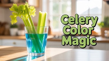 Magical Color Changing Celery For FUN Science Experiments!