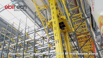 EBILTECH stacker crane racking system automatic warehouse storage
