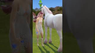 Enjoy the unicorn vibes #sims4 #thesims4 #unicorn #horseranch