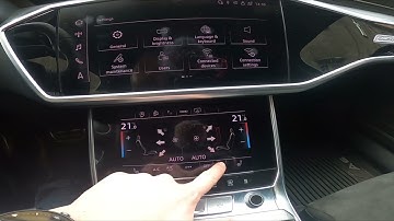 How to Enable or Disable Interior Airflow Circulation in Audi A6 C8 ( 2018 - now )