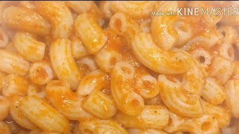 مكرونة بالصلصه بالخل والثوم طعمها حكاية مش هتبطلى تعمليها بعد مجربيها