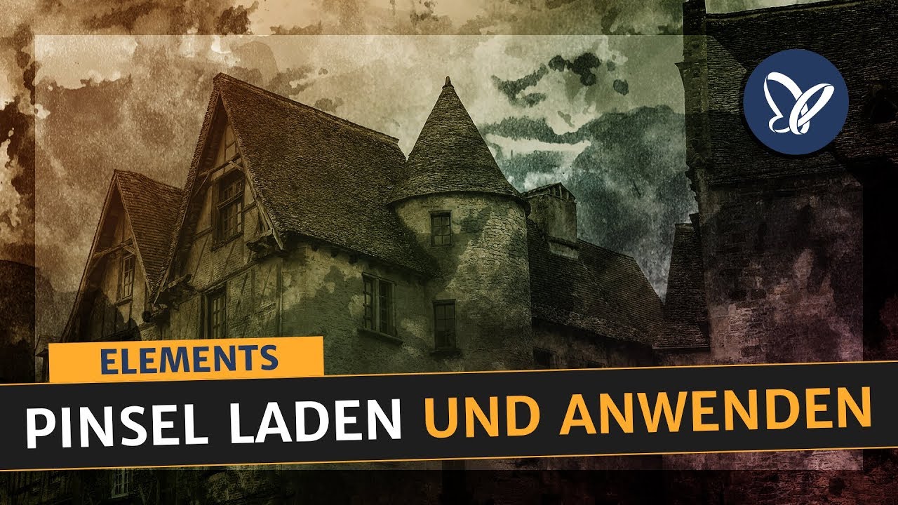 Update Photoshop Elements Tutorial: Pinsel laden und richtig anwenden