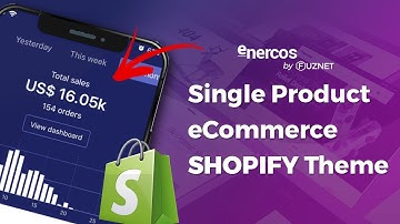 Enercos - Single Product eCommerce Shopify Theme