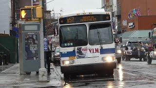 MTA NYCT Bus: 2005 Orion VII OG B57 Bus #6630 at Beaver St-Flushing Ave