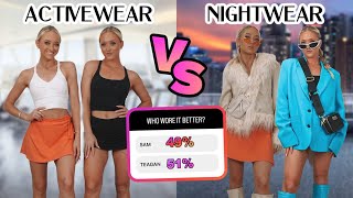 Transforming ACTIVEWEAR INTO DATE NIGHT OUTFITS (Who Wore It Better Challenge)