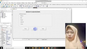 tugas visual ll program biodata mahasiswa