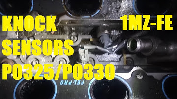 How To Replace Knock Sensors P0325/P0330 Toyota Highlander 3.0 V6 1MZ-FE - Camry Sienna Lexus RX300