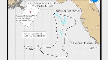 New NOAA Forecast: Oil spill 35 miles from Tampa Bay area by June 8