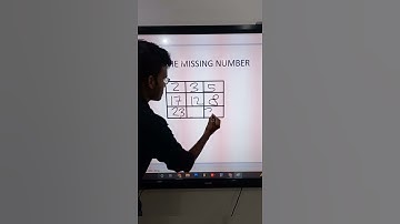 FIND THE MISSING NUMBER ??