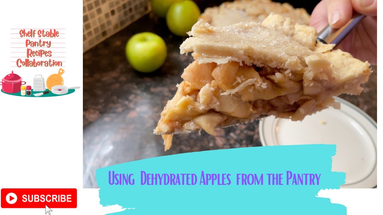 How to make a Pie from Dehydrated Apples (2022) YouTube