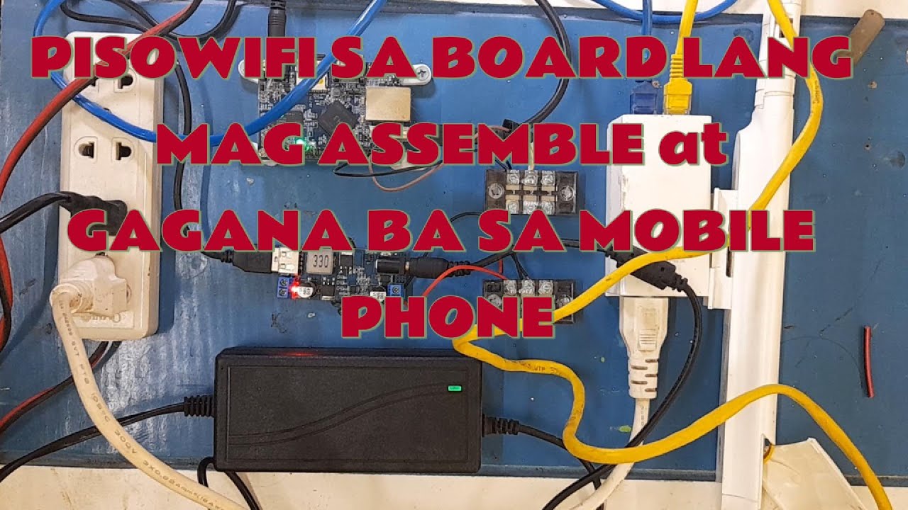 Gagana ba ang PISOWIFI nasa board ating ginawa. Watch and learn