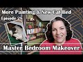 Master Bedroom Makeover || More Painting &  New Cat bed || Episode 28 ||  Happy and Polly cat bed