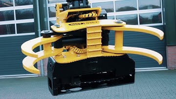 GMT035 TTC Grapple Saw on a Magni RTH 5.21 - Promovideo Verreikerverhuur V.D. Borne