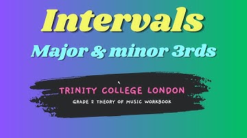 Theory of music (Trinity Grade 2) Intervals - Major & minor 3rds