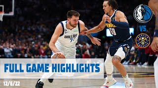 Luka Doncic (22 points, triple-double) Highlights vs. Denver Nuggets