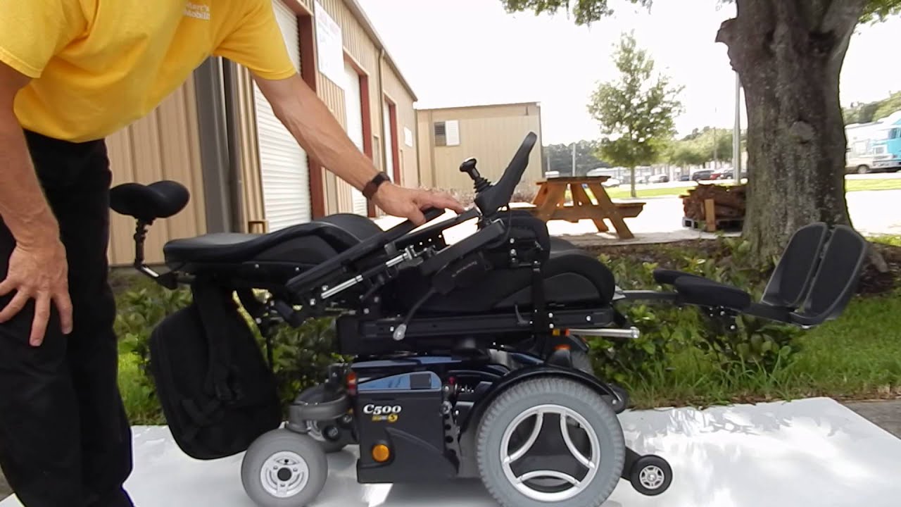 Permobil C500 Fully Loaded, Headlight, Tail Lights, Seat Lift, Tilt