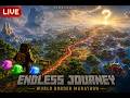 🔴 LIVE | Minecraft ASMR Marathon | Walking 25,000 Blocks Every Day to Reach the World Border 🌍🎧(5-8)