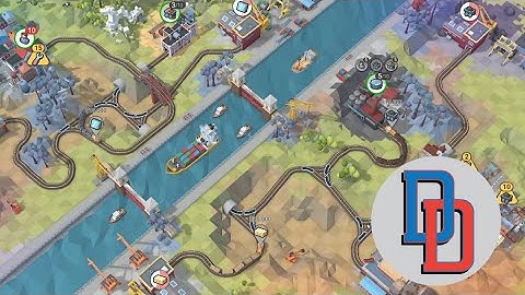 Sapphire DLC - Level 38: Canal (5 Stars) Train Valley 2