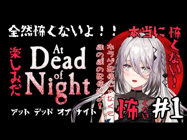 【At Dead of Night 1回目】超絶怖いホラゲ？！？！【にじさんじ / ソフィア・ヴァレンタイン】のサムネイル