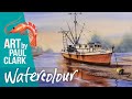 How to Paint a Shrimp Trawler in Watercolour