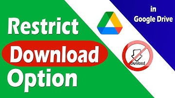 How to Restrict download google drive | Only View Access