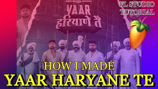 Yaar Haryane Te (MAKING) | Khasa Aala Chahar ft. KD | Latest Haryanvi Songs |Speed Records|FL STUDIO