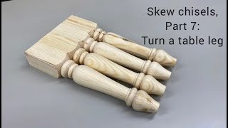 видео: Косые стамески, Часть 7: Поворот ножки стола картинка: Косые стамески, Часть 7: Поворот ножки стола