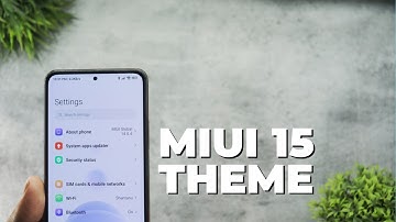 MIUI 15 CONCERT THEME - New System UI, Lockscreen & Control Centre