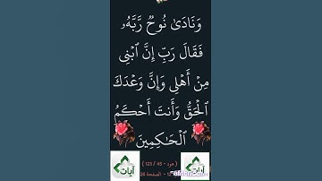 ما تيسر من سورة هود