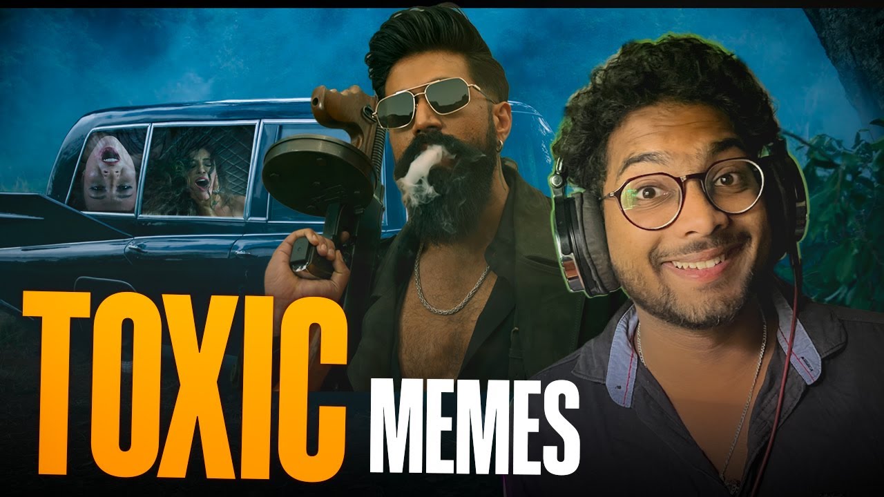 Toxic Movie Kannada Memes Reaction 😂!!