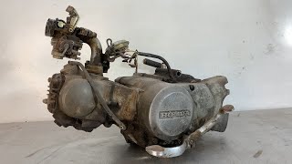 Complete Restoration of the Old 1982 HONDA C70 Engine // Restore the Old Honda C70 1982 Engine Part1