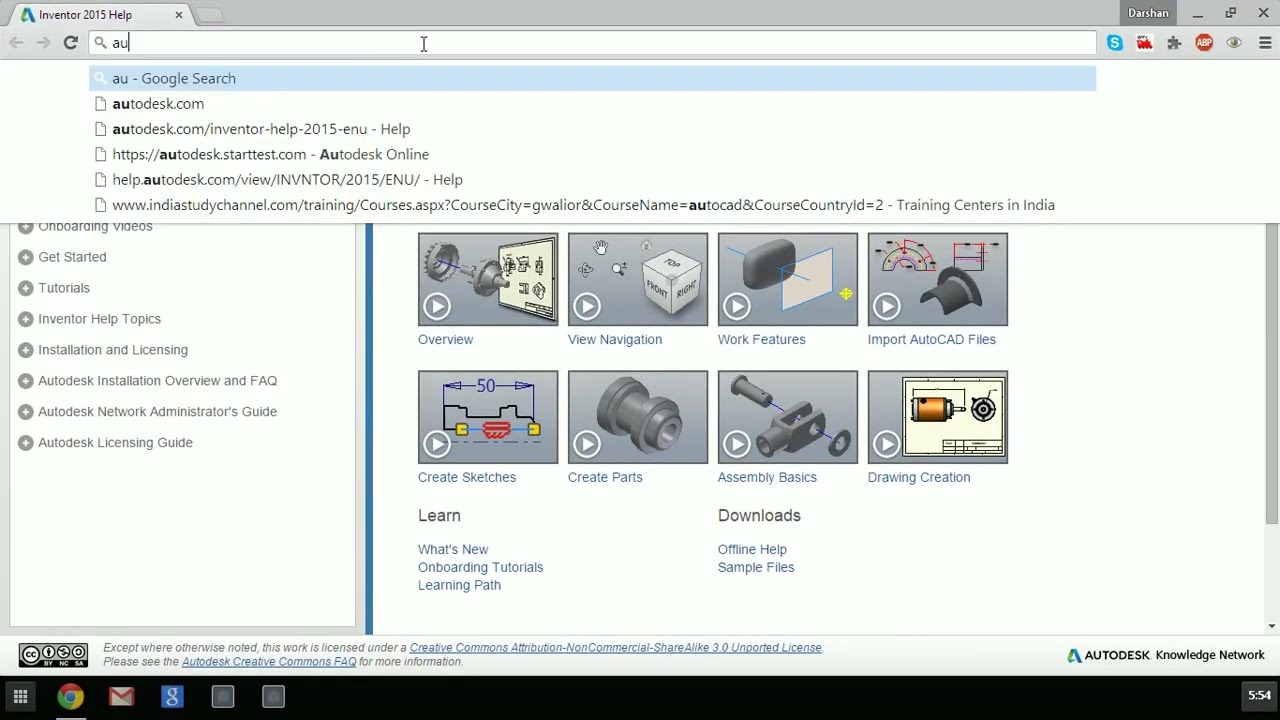youtube autodesk inventor 2015
