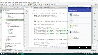 Custom ListView with item click listener (Kotlin) - Android Studio Tutorial