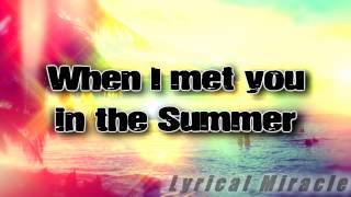 Calvin Harris - Summer (Lyrics on Screen Video) HD HQ