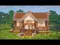 【Minecraft】お洒落なサバイバルハウスの作り方/How to build a  survival house