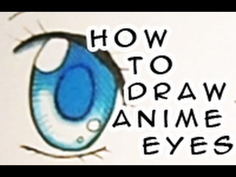 Beginner Draw 3 Different Anime Eyes Tutorial