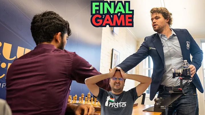 The final Game between Magnus Carlsen and D. Gukesh | Clutch Chess Champions Showdown
