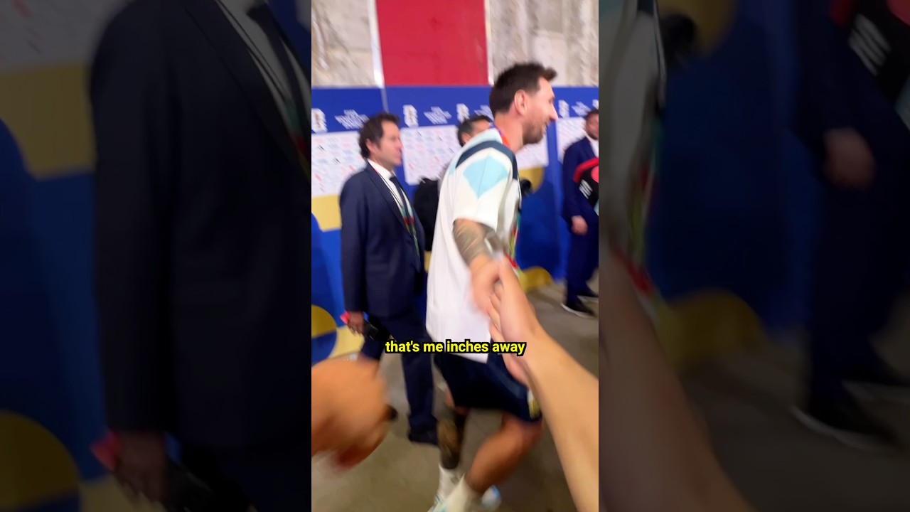 I got this close to Messi at the World Cup #YouTubePartner