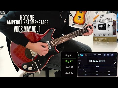 Hotone Ampero II Sound Clones | Vocs May vol1 | Playthrough (Vox