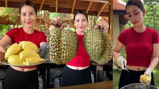 How To Cook Durian Fruit Sauce With Sticky Rice Recipe