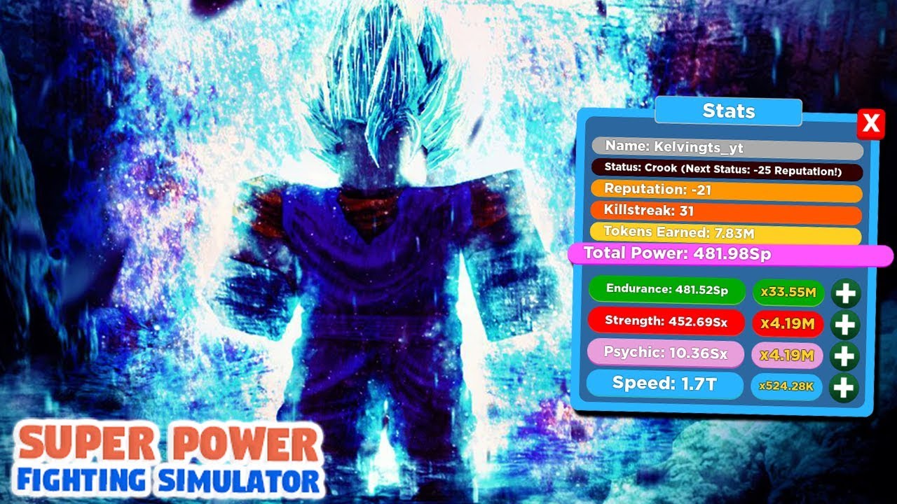 New Top Simulator Game With Fusion I Reached 400sp Ssj Blue Super Power Fighting Simulator Youtube - roblox super power training simulator token hack how to use bux