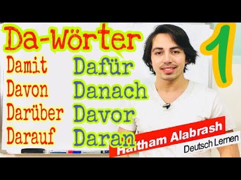 قواعد B2:   ماهي da, wo, darauf, worauf, auf wen : -- كيف نستخدمها -1-