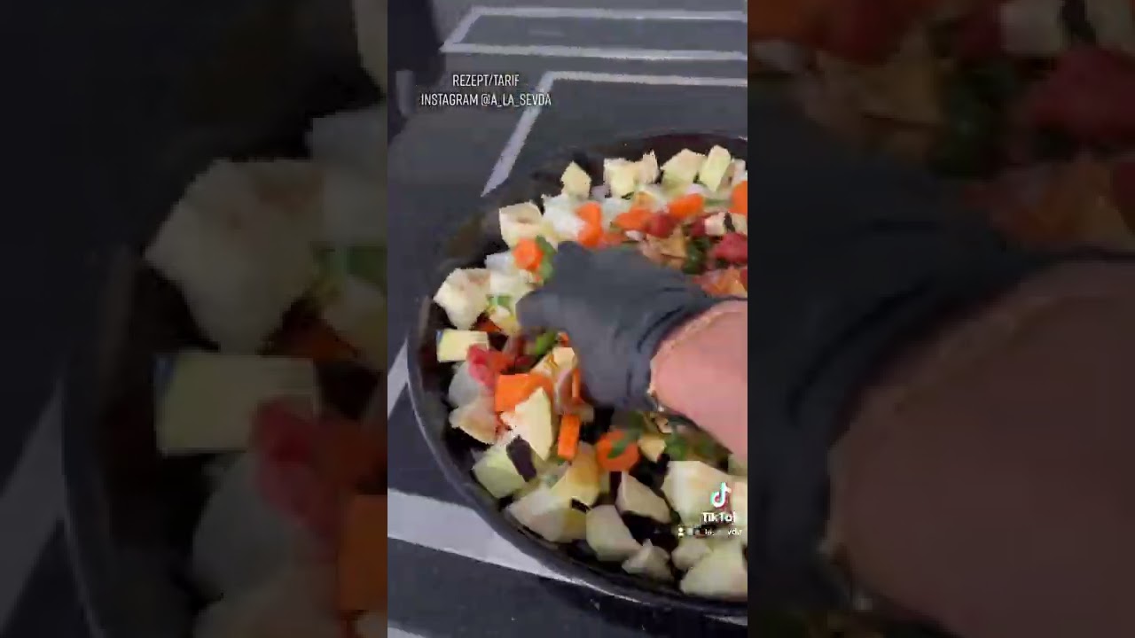 ????????Gemüse Fleisch Kebap????????Antep Tava (Türkçe Tarifi⤵️)