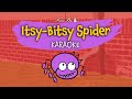 Itsybitsy spider karaoke  instrumental with lyrics for kids
